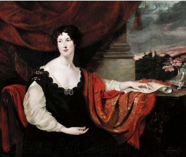 George Hayter Anne Elphinstone 1835 Spain oil painting art